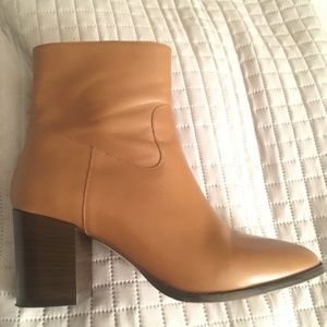LK Bennett Jourdan size 39 ankle booties Cognac